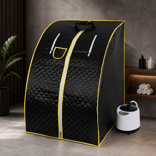 Dampfsauna für Zuhause – Tragbares Sauna-Zelt mit Dampfgenerator | WELLURE