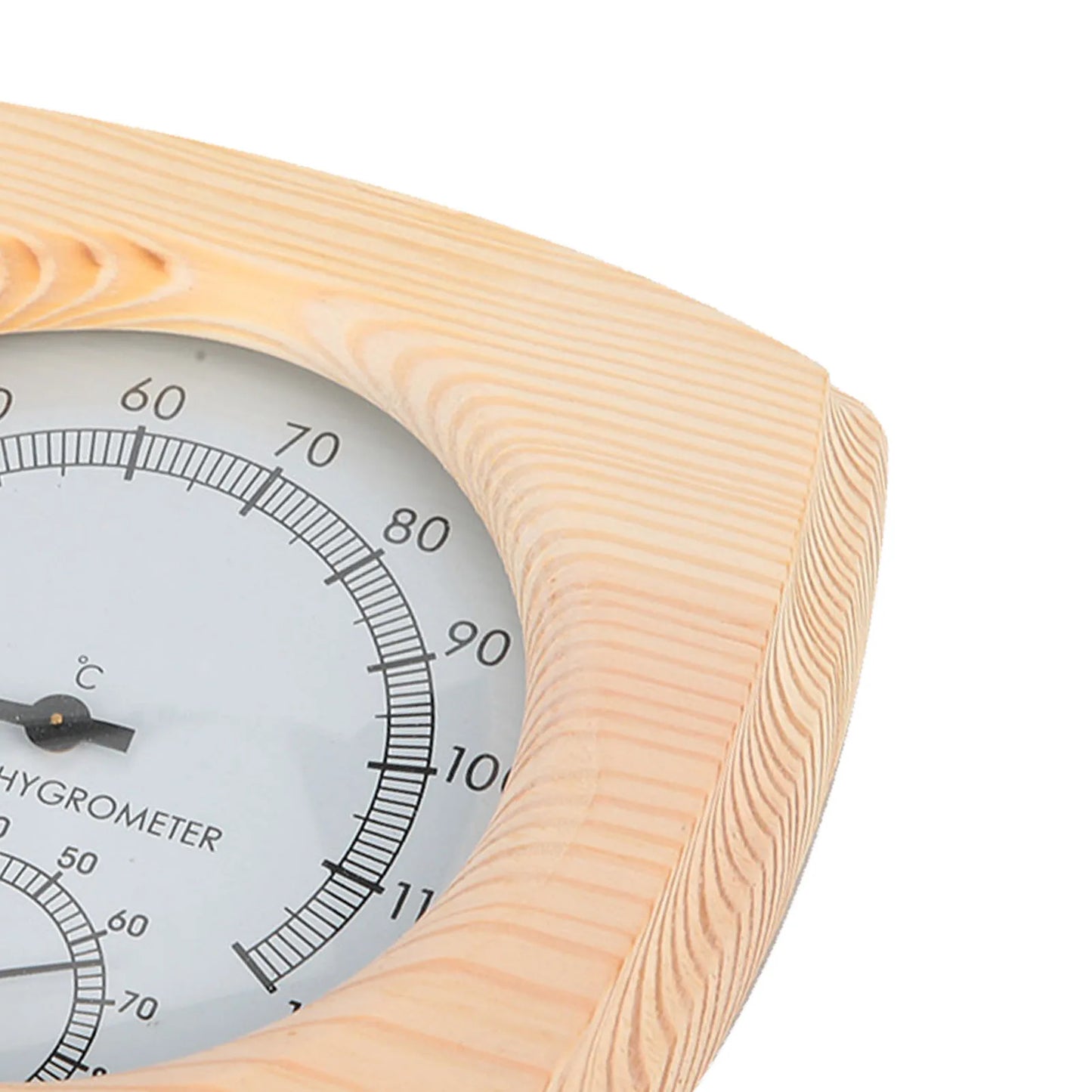 Sauna Thermometer & Hygrometer aus Holz – Temperatur- und Luftfeuchtigkeitsmesser | WELLURE