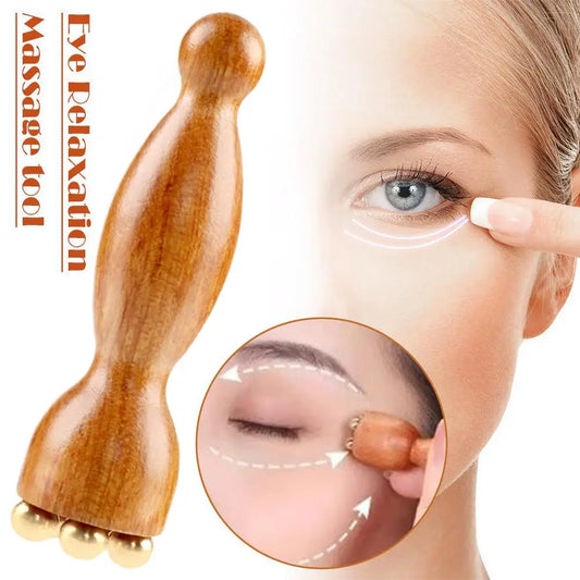 Gua Sha Gesichtsmassager – Lotus Messing & Rosenholz