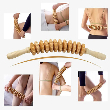 Faszienroller aus Holz – Körpermassage für Arme, Beine & Rücken | WELLURE