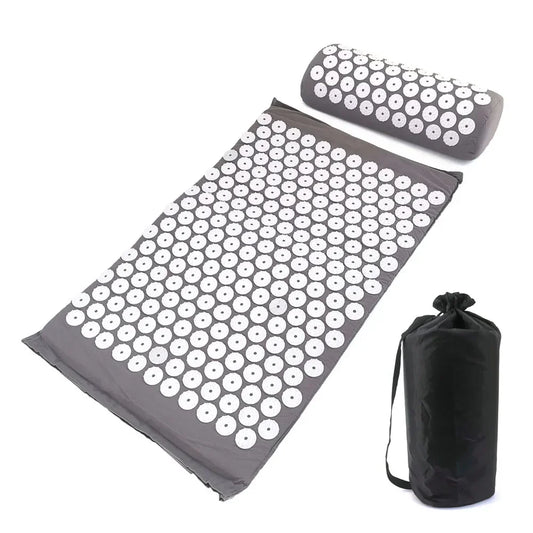 Akupressurmatte Set mit Nackenkissen – Verspannungen lösen für Rücken & Nacken